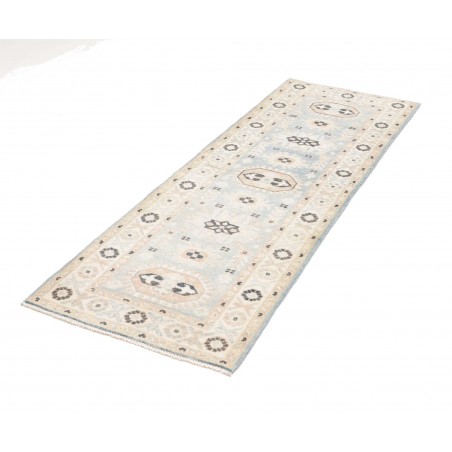 Tappeto Kazak Afghanistan bianco 63x175