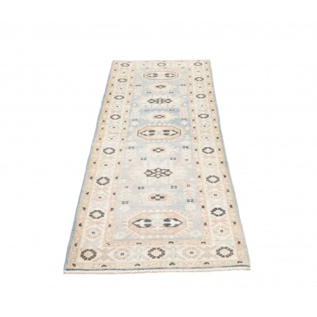 Tappeto Kazak Afghanistan bianco 63x175
