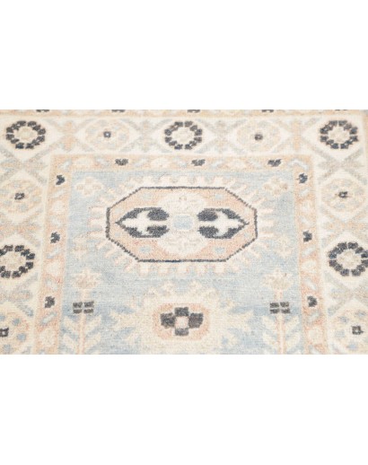 Tappeto Kazak Afghanistan bianco 63x175
