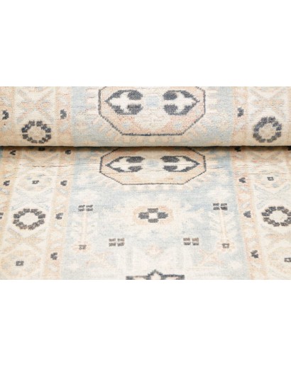 Tappeto Kazak Afghanistan bianco 63x175