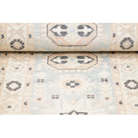 Tappeto Kazak Afghanistan bianco 63x175