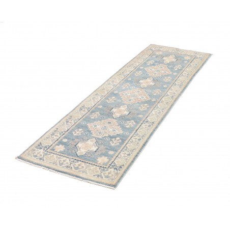 Tappeto Kazak Afghanistan bianco grigio 60x181