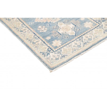 Tappeto Kazak Afghanistan bianco grigio 60x181