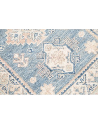 Tappeto Kazak Afghanistan bianco grigio 60x181