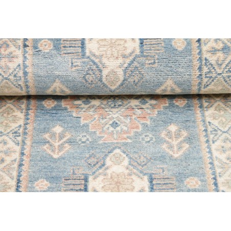 Tappeto Kazak Afghanistan bianco grigio 60x181