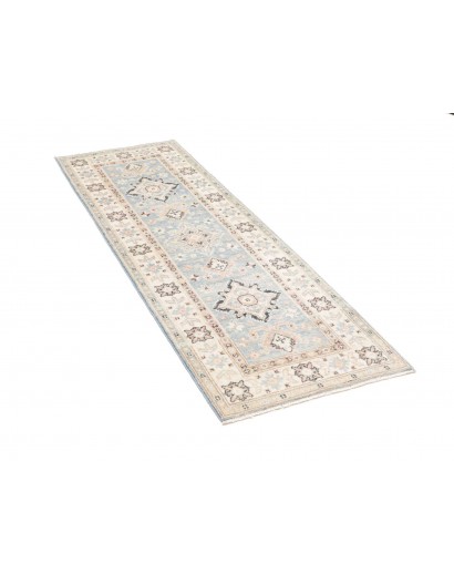 Tappeto Kazak Afghanistan bianco 62x179