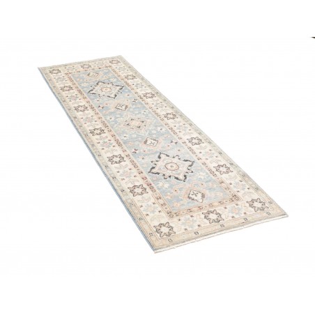 Tappeto Kazak Afghanistan bianco 62x179