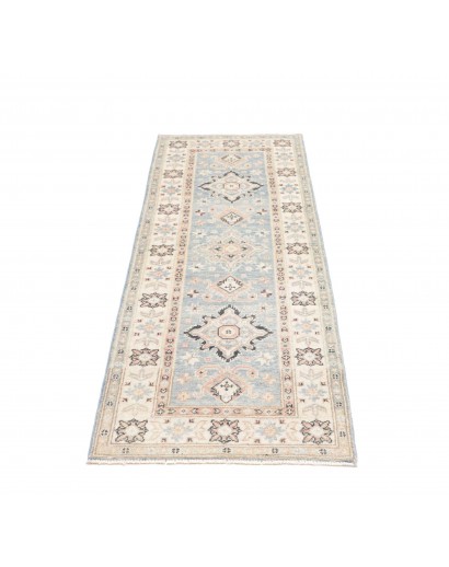Tappeto Kazak Afghanistan bianco 62x179
