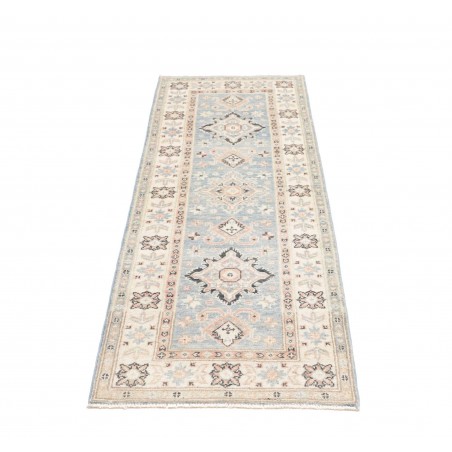 Tappeto Kazak Afghanistan bianco 62x179