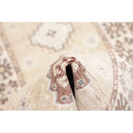 Tappeto Kazak Afghanistan bianco azzurro 64x180