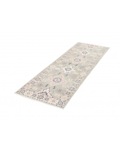 Tappeto Kazak Afghanistan bianco 64x180