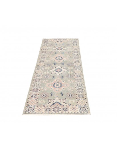 Tappeto Kazak Afghanistan bianco 64x180