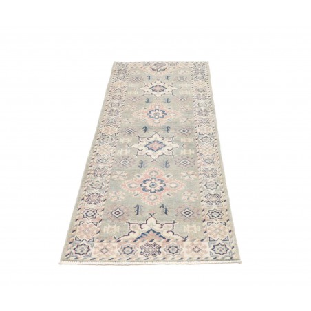 Tappeto Kazak Afghanistan bianco 64x180