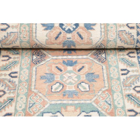 Tappeto Kazak Afghanistan bianco grigio 61x182