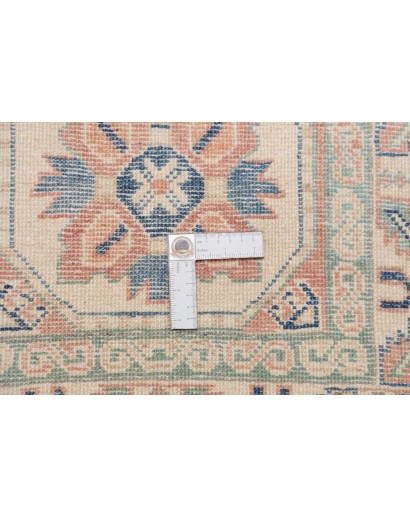 Tappeto Kazak Afghanistan bianco grigio 61x182