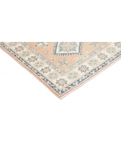 Tappeto Kazak Afghanistan bianco grigio 62x175