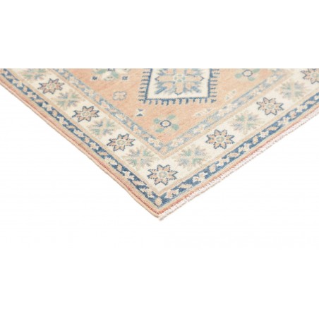 Tappeto Kazak Afghanistan bianco grigio 62x175