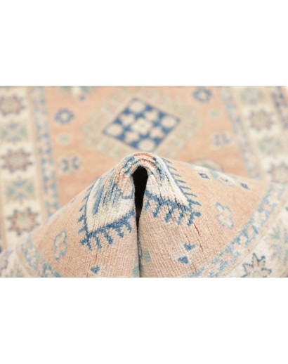 Tappeto Kazak Afghanistan bianco grigio 62x175
