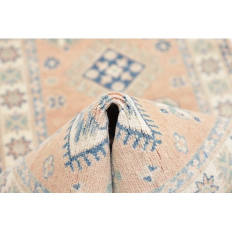 Tappeto Kazak Afghanistan bianco grigio 62x175