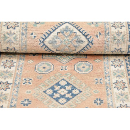 Tappeto Kazak Afghanistan bianco grigio 62x175