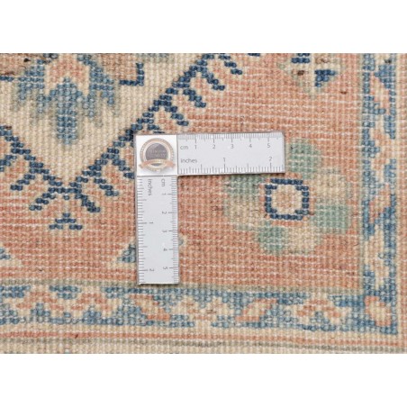 Tappeto Kazak Afghanistan bianco grigio 62x175