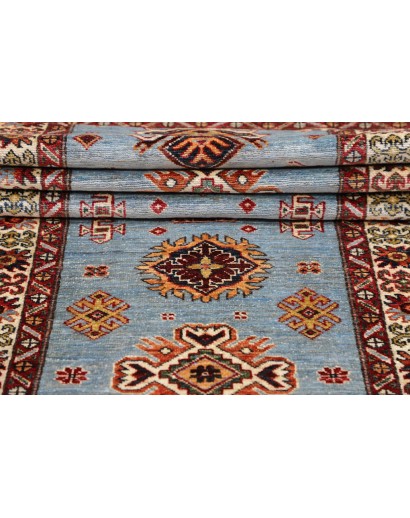 Tappeto Kazak Fine Pakistan beige grigio 85x263