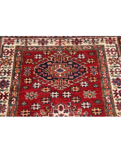 Tappeto Kazak Fine Pakistan marrone grigio 79x205