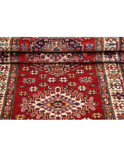 Tappeto Kazak Fine Pakistan marrone grigio 79x205