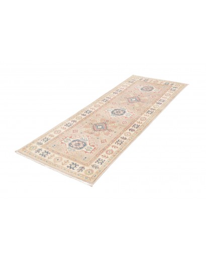 Tappeto Kazak Afghanistan bianco giallo 81x200