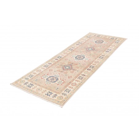 Tappeto Kazak Afghanistan bianco giallo 81x200