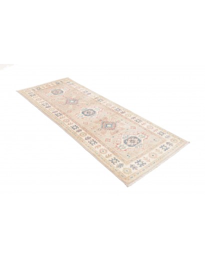 Tappeto Kazak Afghanistan bianco giallo 81x200