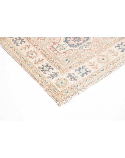 Tappeto Kazak Afghanistan bianco giallo 81x200