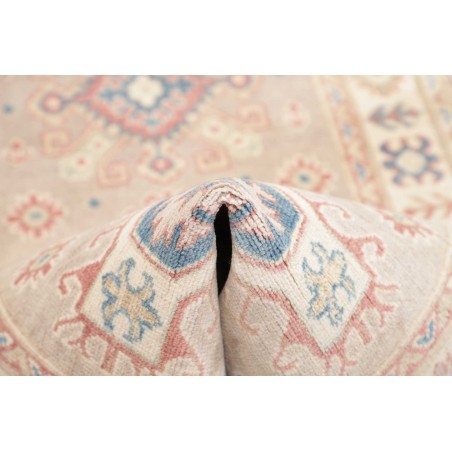Tappeto Kazak Afghanistan bianco giallo 81x200