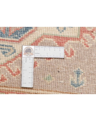 Tappeto Kazak Afghanistan bianco giallo 81x200