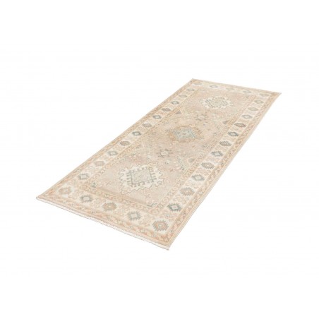 Tappeto Kazak Afghanistan bianco 84x194