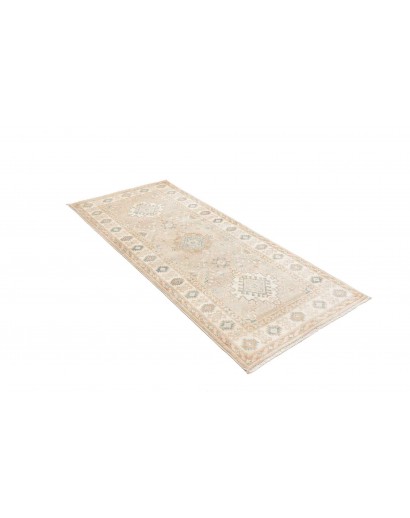 Tappeto Kazak Afghanistan bianco 84x194