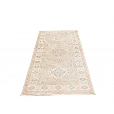 Tappeto Kazak Afghanistan bianco 84x194