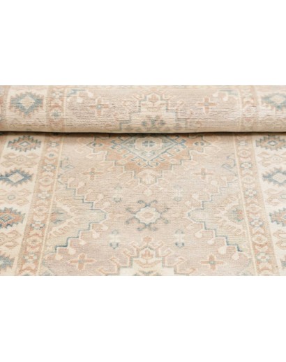 Tappeto Kazak Afghanistan bianco 84x194
