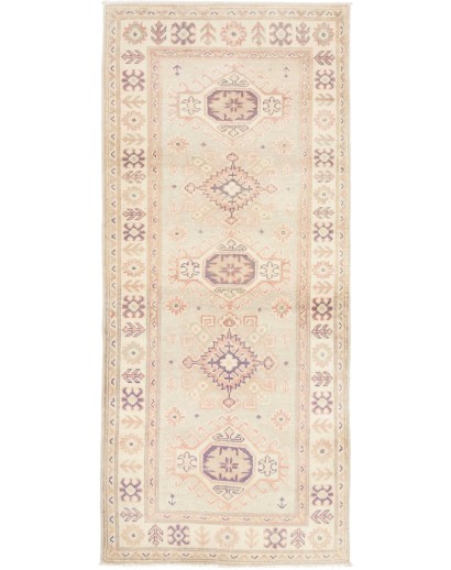 Tappeto Kazak Afghanistan giallo beige 88x198