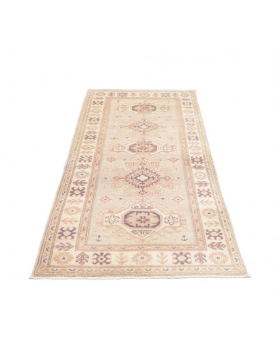Tappeto Kazak Afghanistan giallo beige 88x198