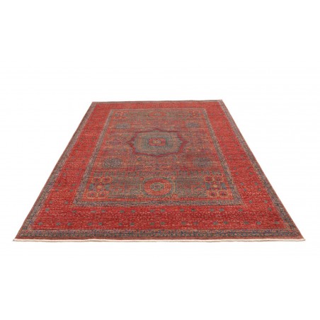 Tappeto Mamlouk Pakistan rosso azzurro 175x240