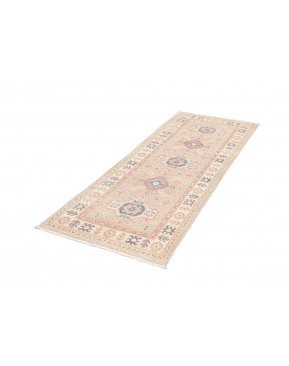 Tappeto Kazak Afghanistan bianco giallo 78x198