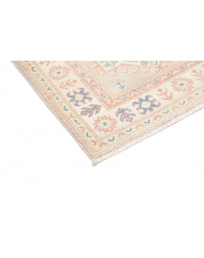 Tappeto Kazak Afghanistan bianco giallo 78x198