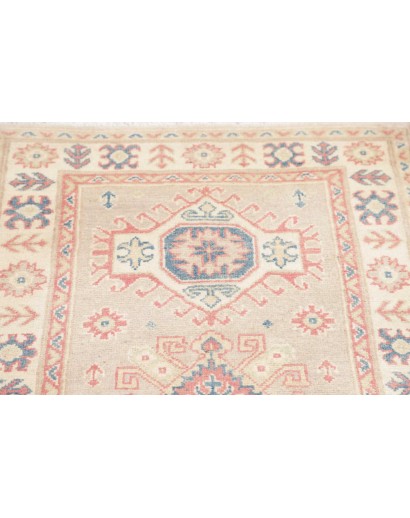 Tappeto Kazak Afghanistan bianco giallo 78x198
