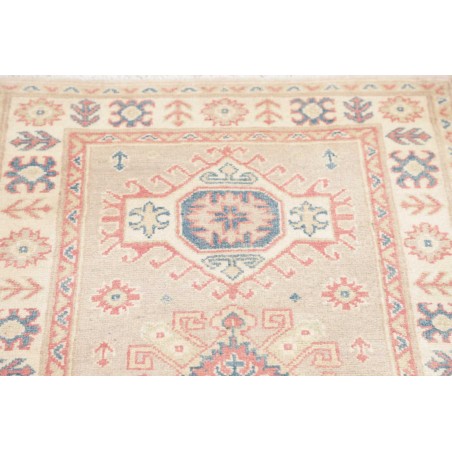 Tappeto Kazak Afghanistan bianco giallo 78x198