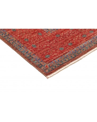 Tappeto Mamlouk Pakistan rosso azzurro 175x240