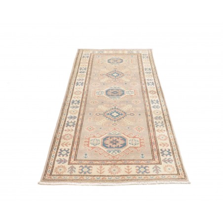 Tappeto Kazak Afghanistan bianco azzurro 86x198