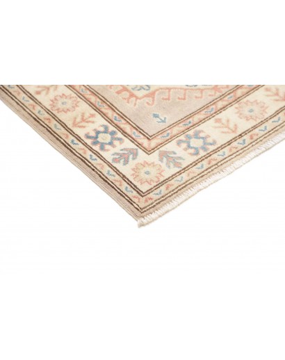 Tappeto Kazak Afghanistan bianco azzurro 86x198