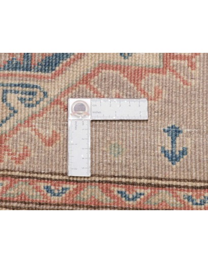 Tappeto Kazak Afghanistan bianco azzurro 86x198