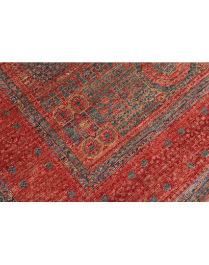 Tappeto Mamlouk Pakistan rosso azzurro 175x240